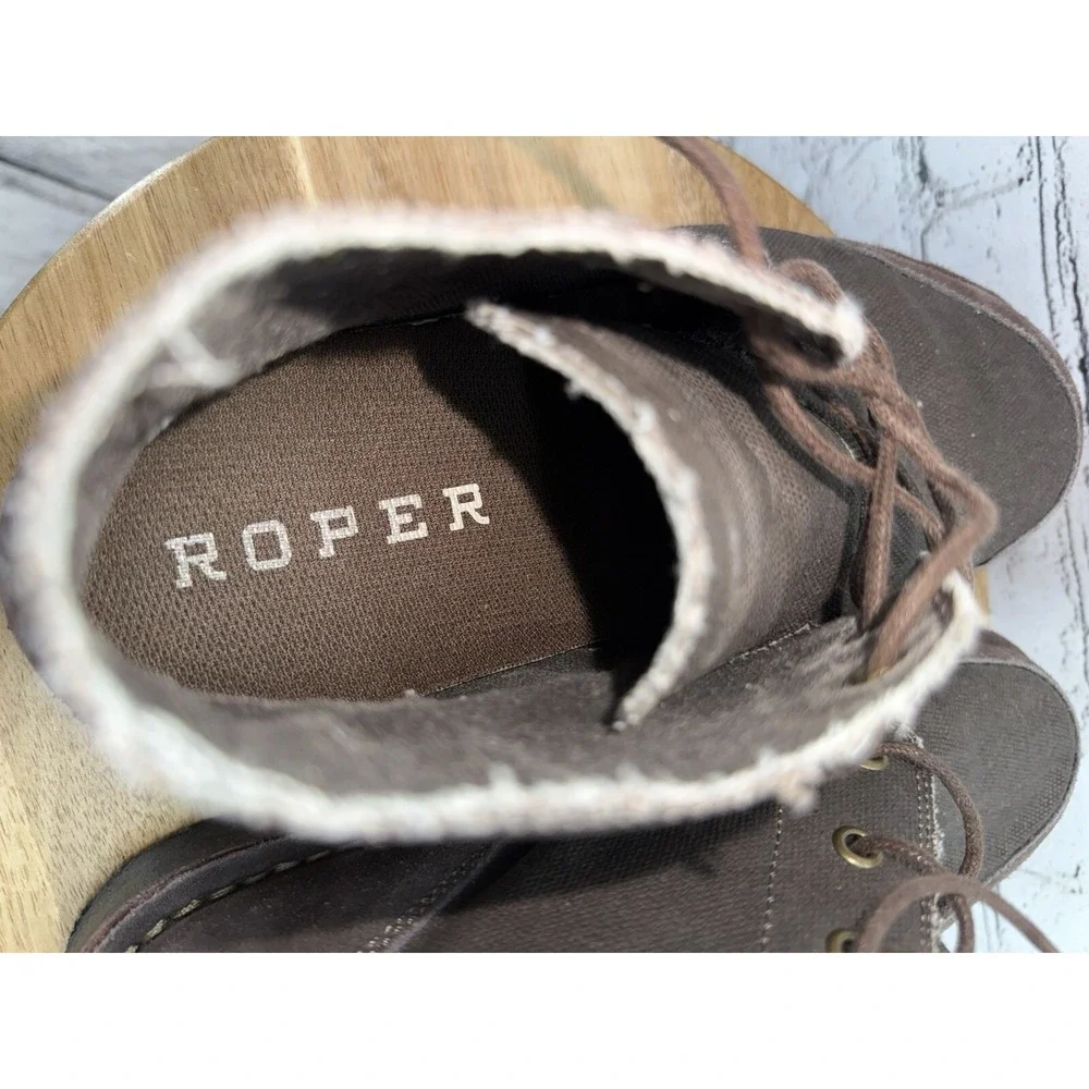 Roper Everett Casual‎ Lace-Up Chukka Men's 10.5 Brown Gum Outsoles